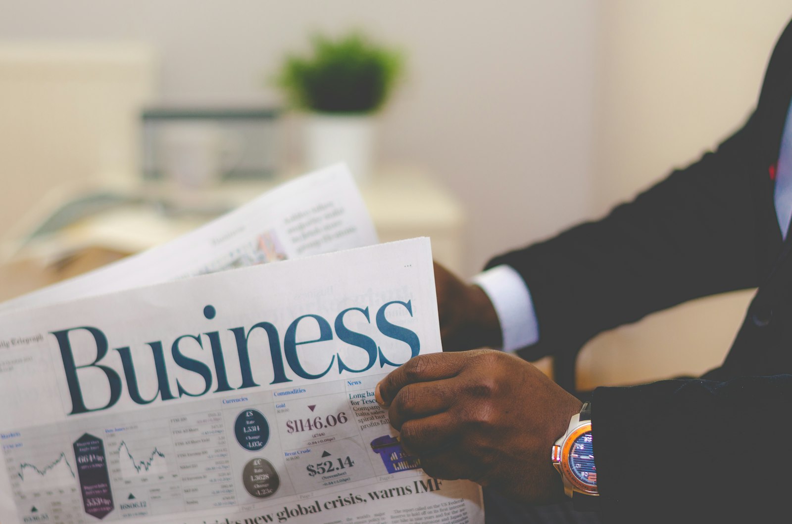 Reading the business pages